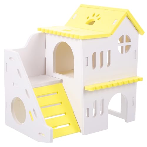 CVUTOVO Hamsterbett Hamster -spielstall Kleines Tiernest Mini Kleines Hamsterzubehör Für Käfige Hamsterkäfige Kleiner Tierkäfig Haustier Kleintierversteck Hamsterkäfig Groß Gelb PVC CVUTOVO Hamsterbett Hamster -spielstall Kleines Tiernest Mini Kleines Hamsterzubehör Für Käfige Hamsterkäfige Kleiner Tierkäfig Haustier Kleintierversteck Hamsterkäfig Groß Gelb PVC von CVUTOVO