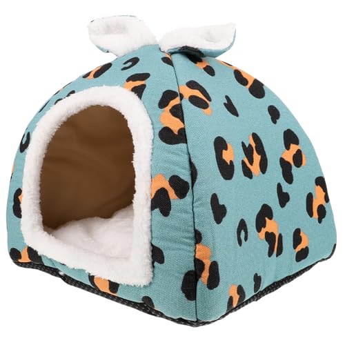 CVUTOVO Hamsterbett aus Warmes Schlafnest für Kleintiere mit Leopardenmuster für Hamster Chinchillas und Andere Kleine Haustiere CVUTOVO Hamsterbett aus Warmes Schlafnest für Kleintiere mit Leopardenmuster für Hamster Chinchillas und Andere Kleine Haustiere von CVUTOVO