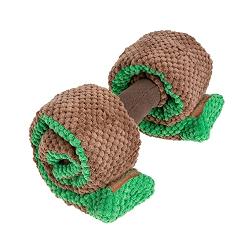 CVUTOVO Schnüffelspielzeug Für Hunde Fleece Hantel Futterspender Kauspielzeug Welpen Haustierbedarf Hundefutter Spender Pet Supply von CVUTOVO