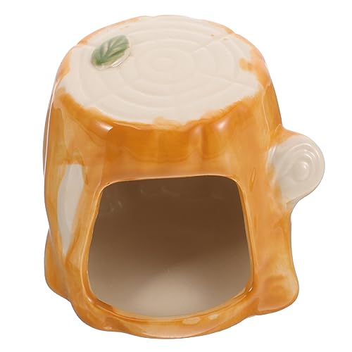 CVUTOVO Haustierbett Aus Keramik Verstecken Drinnen Hamsternesthütte Hamsterzubehör Sommerhamsterversteck Meerschweinchen -versteck Hamsterhütte Für Chinchilla Mini Hamstertunnel Orange CVUTOVO Haustierbett Aus Keramik Verstecken Drinnen Hamsternesthütte Hamsterzubehör Sommerhamsterversteck Meerschweinchen -versteck Hamsterhütte Für Chinchilla Mini Hamstertunnel Orange von CVUTOVO