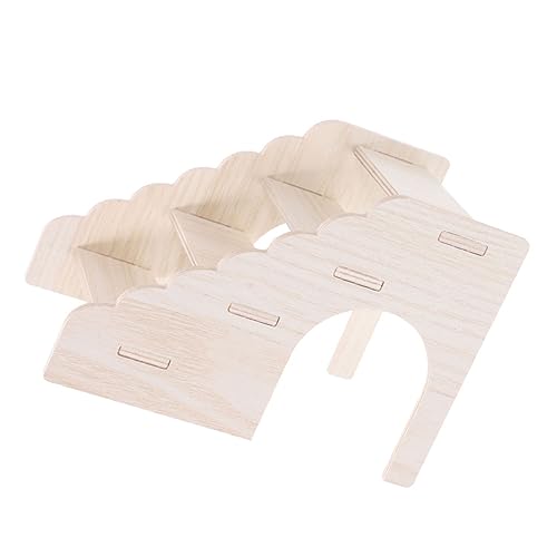 CVUTOVO Holz Kletterleiter für Kleintiere Treppe für Hamster Meerschweinchen und Chinchillas für Aktives und Bewegung Sichere und Geschmeidige Oberfläche CVUTOVO Holz Kletterleiter für Kleintiere Treppe für Hamster Meerschweinchen und Chinchillas für Aktives und Bewegung Sichere und Geschmeidige Oberfläche von CVUTOVO