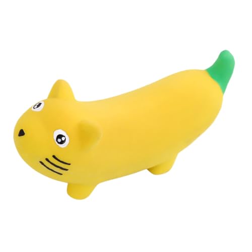 CVUTOVO Hund Quietschendes für Welpen Molar Bananenform für Zahnreinigung und Beschäftigung von Kleinen und Mittelgroßen Hunden von CVUTOVO