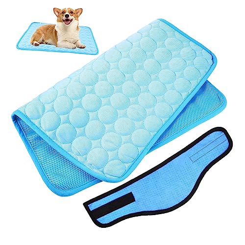 CVUTOVO Hundekühlung Bandana Eisseidenmatte für Kleine bis Mittelgroße Hunde Atmungsaktive Kühlprodukte für Angenehmen Outdoor Aktivitäten CVUTOVO Hundekühlung Bandana Eisseidenmatte für Kleine bis Mittelgroße Hunde Atmungsaktive Kühlprodukte für Angenehmen Outdoor Aktivitäten von CVUTOVO