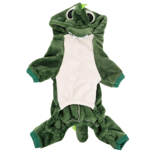 CVUTOVO Hundekapuzenpullover für Kleine Haustiere Dicke Winddichte Hunde Kleidung Warme Dinosaurier Design Welpenbekleidung Gemütlicher Hoodie für Herbst und Winter CVUTOVO Hundekapuzenpullover für Kleine Haustiere Dicke Winddichte Hunde Kleidung Warme Dinosaurier Design Welpenbekleidung Gemütlicher Hoodie für Herbst und Winter von CVUTOVO