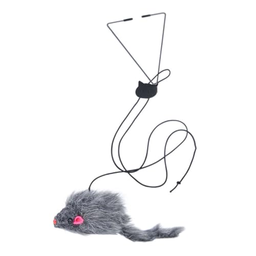 CVUTOVO Interaktives Katzenspielzeug Mit Triangle Hook Widerstandsfähiger Katzenteaser Für Gesunde Und Interaktion Mit Ihrem Für Katzen Um Abzubauen Zu CVUTOVO Interaktives Katzenspielzeug Mit Triangle Hook Widerstandsfähiger Katzenteaser Für Gesunde Und Interaktion Mit Ihrem Für Katzen Um Abzubauen Zu von CVUTOVO