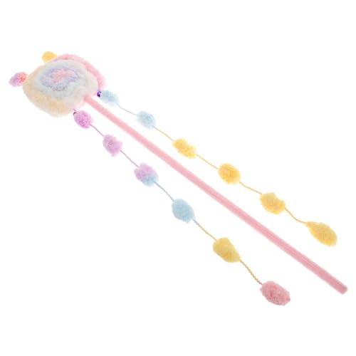 CVUTOVO Interaktives Katzenspielzeug Plüsch Teaser Stab Lutscher Form für Kätzchen Niedliche Macaron Vielseitiges Beißen und Kratzen für Indoor Katzen CVUTOVO Interaktives Katzenspielzeug Plüsch Teaser Stab Lutscher Form für Kätzchen Niedliche Macaron Vielseitiges Beißen und Kratzen für Indoor Katzen von CVUTOVO