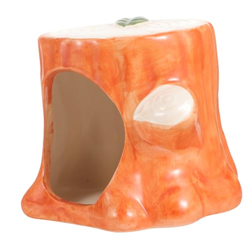 CVUTOVO Ceramic Hamster Hideout Kühlendes Hamsterhaus Aus Keramik -Design Rückzugsort Für Kleine Haustiere Sicher Und Langlebig Perfekter Spielplatz Und Schlafplatz Für Ihre Nager von CVUTOVO