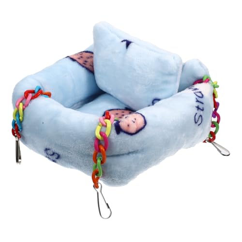 CVUTOVO Kleine Hängematte Für Hamster Und Meerschweinchen Warmer Rückzugsort Für Chinchillas Langlebig Und Einfach Zu Befestigen von CVUTOVO