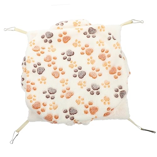 CVUTOVO Kleintier Hängematte für Hamster Meerschweinchen und Chinchillas Bequemer Schlafsack aus Hochwertigem Material Atmungsaktiv für Jahreszeiten Geeignet Tierfreundlich und von CVUTOVO