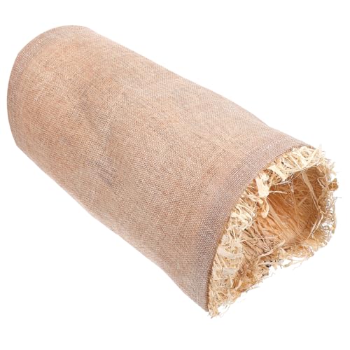 CVUTOVO Kleintier Spieltunnel Warmes Nest aus Strohmehl für Hamster Kaninchen Meerschweinchen Kuschelhöhle Versteck Tunnel Haustierbett Komfortables Versteck für Kalte Jahreszeiten CVUTOVO Kleintier Spieltunnel Warmes Nest aus Strohmehl für Hamster Kaninchen Meerschweinchen Kuschelhöhle Versteck Tunnel Haustierbett Komfortables Versteck für Kalte Jahreszeiten von CVUTOVO