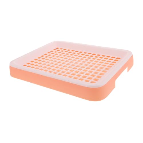 CVUTOVO Kleintier Toilette für Kaninchen und Meerschweinchen Kompakte Robuste Haustier Toilette aus Hochwertigem Material Einfach zu Reinigen Platzsparend für Käfige und Innenbereiche von CVUTOVO