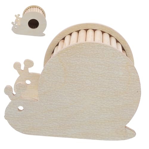 CVUTOVO Kleintier Versteckhaus aus Hamster mit Spielbereich für Meerschweinchen Zwerghamster und Chinchillas Sicheres und Langlebiges Tierzubehör Natürlicher Look von CVUTOVO