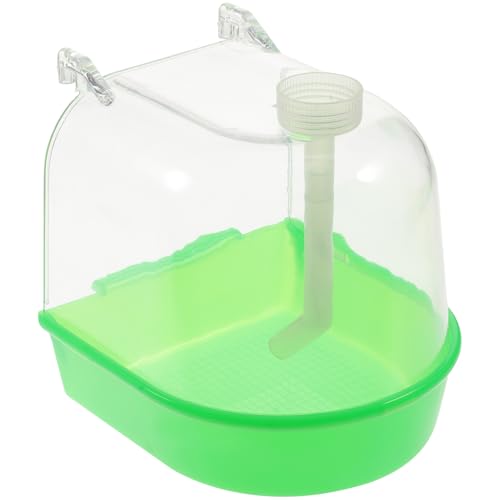 CVUTOVO Multifunktions Vogelbad mit Wasserspender für Kleine Vögel für Kanarienvögel Wellensittiche und Langlebiger Einfach zu Reinigen und Fördert Gesunde von CVUTOVO