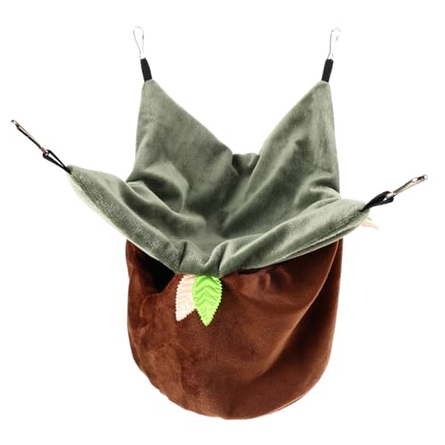 CVUTOVO Papageiennest Warmer Schlafsack Vogel Papageien Bett Tiervogelversorgung Haustier Verschachtelung Vogelschlafhütte Vogelnest Papageien-Kuschelhütte Vogelschlafnest Stoff Hellbraun CVUTOVO Papageiennest Warmer Schlafsack Vogel Papageien Bett Tiervogelversorgung Haustier Verschachtelung Vogelschlafhütte Vogelnest Papageien-Kuschelhütte Vogelschlafnest Stoff Hellbraun von CVUTOVO