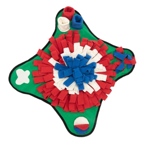 CVUTOVO Pet Sniffing Mat aus Polar Fleece Langlebige Foraging Cushion für Hunde Slow Feeder Training Pad zur Beschäftigung und Futterverlangsamung Haustier Schnüffelmatte für Stressabbau von CVUTOVO