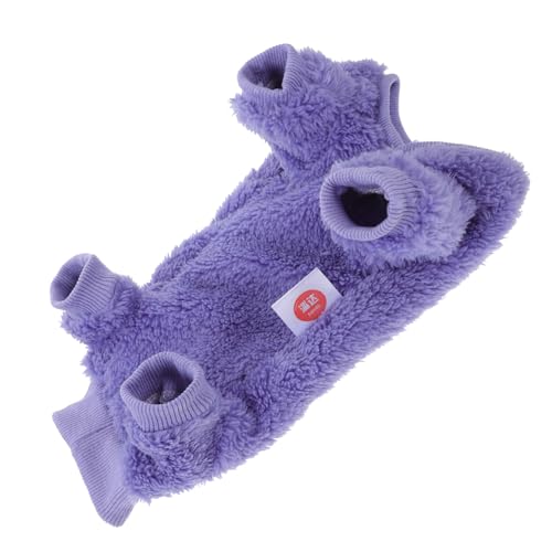 CVUTOVO Sphynx Katzenkleidung für Winter Dickes Rollkragen Outfit aus Hautfreundlichem Fleece Warm und Geeignet für Kleine Katzen und Hunde Xs von CVUTOVO