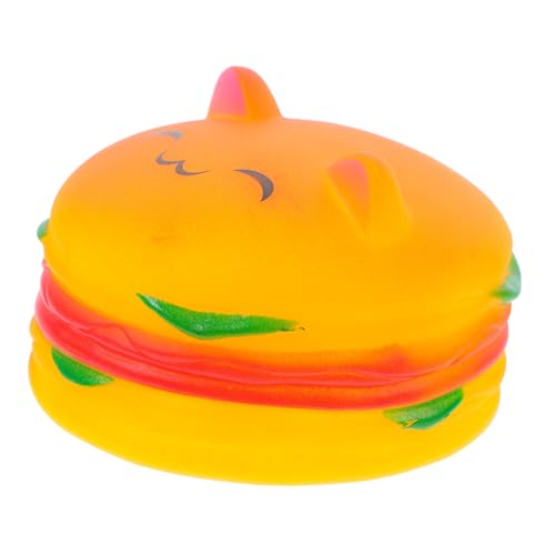 CVUTOVO Squeaky Hamburger Kauspielzeug für Langlebiges Geräuschvolles zur Zahnpflege für Training Widerstandsfähiges für Welpen und Kleine CVUTOVO Squeaky Hamburger Kauspielzeug für Langlebiges Geräuschvolles zur Zahnpflege für Training Widerstandsfähiges für Welpen und Kleine von CVUTOVO