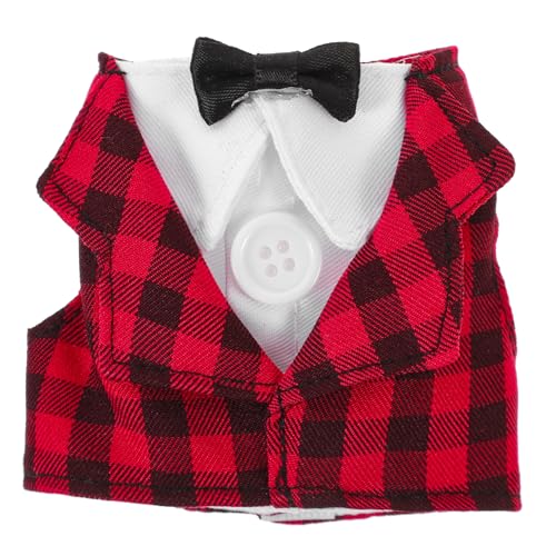CVUTOVO Stylisches Papageienkostüm für Kleine Vögel Warmes Cosplay Outfit aus Hochwertigem Baumwoll Material für Haustiervögel für Kalte und Outdoor Spaß von CVUTOVO