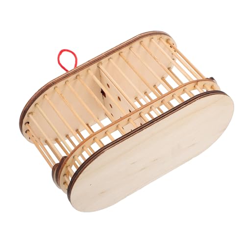 CVUTOVO Umweltfreundlicher Holz doppellattengitter Käfig für Grillen und Heuschrecken Insektenbox mit Ovaler Form Wiederverwendbar für Insektenbeobachtung CVUTOVO Umweltfreundlicher Holz doppellattengitter Käfig für Grillen und Heuschrecken Insektenbox mit Ovaler Form Wiederverwendbar für Insektenbeobachtung von CVUTOVO