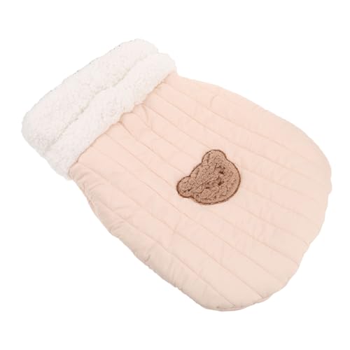 CVUTOVO Warm Katzen Schlafsack Gemütliche Plüsch für Katzen Waschbares Katzenbett für Innen und Außen Bequemer Schlafsack für Reinigen von CVUTOVO