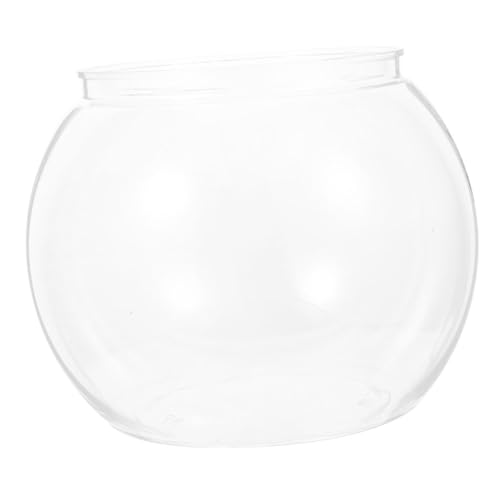 Transparentes Desktop Fischbecken aus Bruchsicherem Kunststoff Aquarium für Goldfische und Schildkröten und Wohnzimmer von CVUTOVO