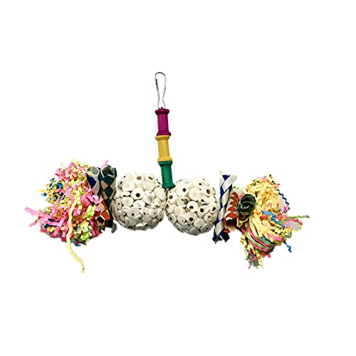 CVZJ Kauspielzeug für Papageien, Papageien, Papageien, Aras, natürliche helle Farbe, Papier, weich CVZJ Kauspielzeug für Papageien, Papageien, Papageien, Aras, natürliche helle Farbe, Papier, weich von CVZJ