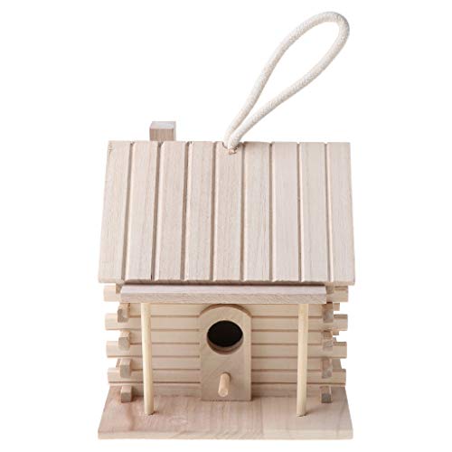 CVZQTE Vogelhaus aus Holz, warme Vogelzuchtbox, Outdoornest, Haustierspielzeug, Vogelbett von CVZQTE