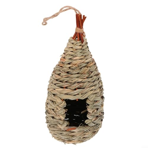 CWOQOCW Weben Vogelkäfig Nest Hängende Vogelkäfig Gartendeko Außendekoration Handgewebte Nistkästen für Gartendekoration CWOQOCW Weben Vogelkäfig Nest Hängende Vogelkäfig Gartendeko Außendekoration Handgewebte Nistkästen für Gartendekoration von CWOQOCW