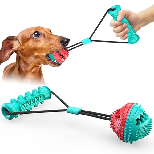 CYBERNOVA Interaktives Hundespielzeug für aggressive Kauer, Hundepuzzle, Futterverteiler, Hundespielzeug zum Tauziehen, gezackter Schleifstab CYBERNOVA Interaktives Hundespielzeug für aggressive Kauer, Hundepuzzle, Futterverteiler, Hundespielzeug zum Tauziehen, gezackter Schleifstab von CYBERNOVA