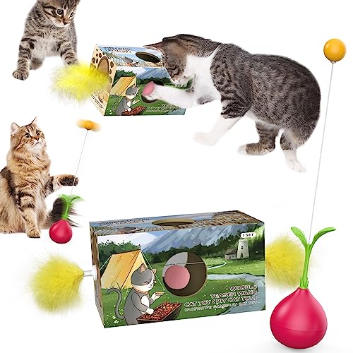 CYBERNOVA Interaktives Katzenspielzeug Wobble Teasing Stick und Cat Digging Hole Toy, EIN Katzenspielzeug verwandelt Sich in Zwei durch DIY, innovatives Design CYBERNOVA Interaktives Katzenspielzeug Wobble Teasing Stick und Cat Digging Hole Toy, EIN Katzenspielzeug verwandelt Sich in Zwei durch DIY, innovatives Design von CYBERNOVA