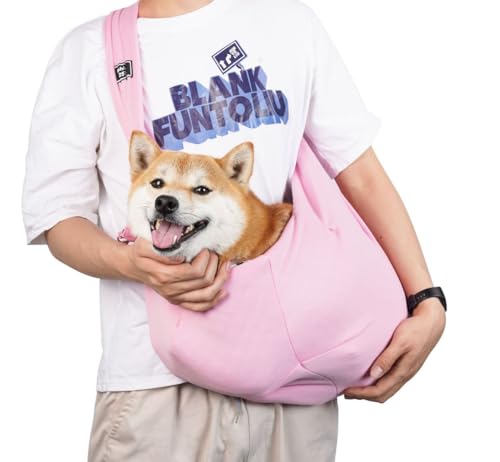 CYBERNOVA Kleine Tragetasche für Hunde und Katzen, für 1,4–6,8 kg, mit Tasche, freihändige Haustiertasche, für Reisen und Spaziergänge im Freien, Rosa CYBERNOVA Kleine Tragetasche für Hunde und Katzen, für 1,4–6,8 kg, mit Tasche, freihändige Haustiertasche, für Reisen und Spaziergänge im Freien, Rosa von CYBERNOVA