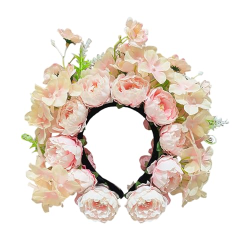 CYILPR Authentische Chinesische Blumen Kopfbedeckung Traditionelle Chinesische Blumen Kopfbedeckung Seidenblumen Haarteil Für Kostümfotografie von CYILPR