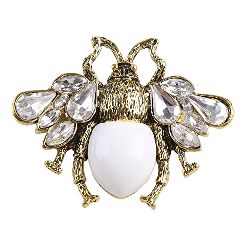 CYILPR Brosche, schöne Kristall-Hummel-Insekten-Brosche, Kragennadel, Anstecknadel, Modeschmuck für Frauen und Kinder, von CYILPR