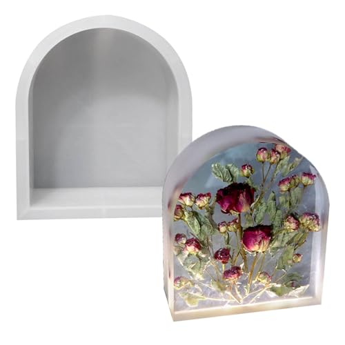 CYILPR Handwerksform Bogenförmige Silikonharz Gussformen Bücherregal Ornamente Formen Für Heimwerker CYILPR Handwerksform Bogenförmige Silikonharz Gussformen Bücherregal Ornamente Formen Für Heimwerker von CYILPR