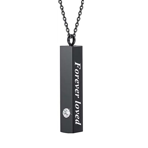 CYILPR Haustierurnen, Diamant-Intarsien-Urne, Schmuck, Haustier-Asche, Halskette, kreativer Haustier-Einäscherungsschmuck von CYILPR