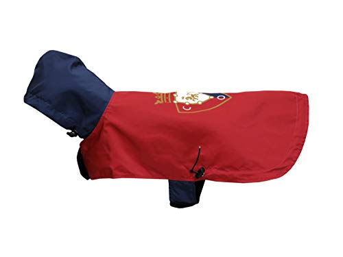 ATLÉTICO OSASUNA CF - Regenjacke mit Kapuze für Hunde, wasserdichte Sweatshirt, 7 Größen erhältlich, Ausrüstungsausstattung, Größe S, Hohe Qualität, offizielles Produkt (CyP Brands) von CYPBRANDS