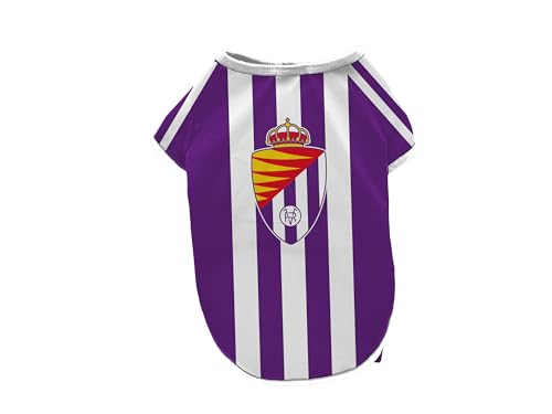 CyP Brands Real Valladolid T-Shirt, Hundebekleidung, Fußballtrikot, Größe S, Violett, offizielles Produkt CyP Brands Real Valladolid T-Shirt, Hundebekleidung, Fußballtrikot, Größe S, Violett, offizielles Produkt von CYPBRANDS