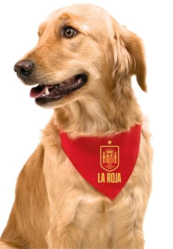 Spanische Auswahl - Hundehalsband, Zubehör für Haustiere, Rot, Größe L, Rot, offizielles Produkt (CyP Brands) von CYPBRANDS