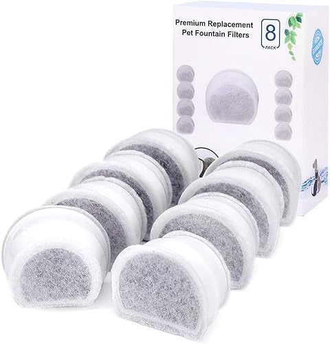 CYSFETENA 8er-Pack Ersatzfilter für Drinkwell, Aktivkohle-Filter für Drinkwell Avalon, Pagoda, 2 Gallonen, Sedona & Seascape, Katzenbrunnen Filter CYSFETENA 8er-Pack Ersatzfilter für Drinkwell, Aktivkohle-Filter für Drinkwell Avalon, Pagoda, 2 Gallonen, Sedona & Seascape, Katzenbrunnen Filter von CYSFETENA