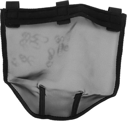 CYTGOUPER Atmungsaktives Nasennetz für Pferde, Teslin-Material, elastische verstellbare Pferdemaske gegen Mücken, Gesichtsschutz für Outdoor-Reiten und Wettbewerbe (L) von CYTGOUPER