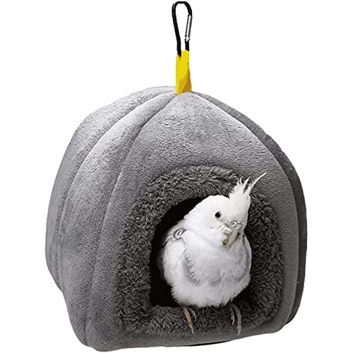 Flug Winter Warm Vogelkäfig Plüsch Hüttenzelt Nest Vogelkäfig Hängende Nest Haus für Kleintiere Lebensmittel aufbewahren & Wärme geben Vogelhaus von CYXUANG