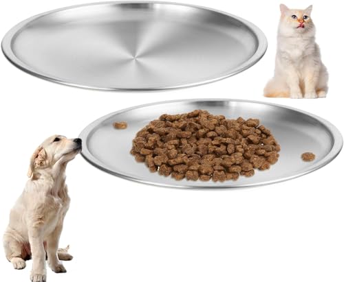 2 StüCk Katzennapf Flach Edelstahl,Katzennapf Flachm,Katzennapf Edelstahl,Futterschale Katze,Katzen Futternapf,Sturzsicher Leicht Zu Reinigen, FüR KäTzchen Kleine Hunde 2 StüCk Katzennapf Flach Edelstahl,Katzennapf Flachm,Katzennapf Edelstahl,Futterschale Katze,Katzen Futternapf,Sturzsicher Leicht Zu Reinigen, FüR KäTzchen Kleine Hunde von CYXZMYA