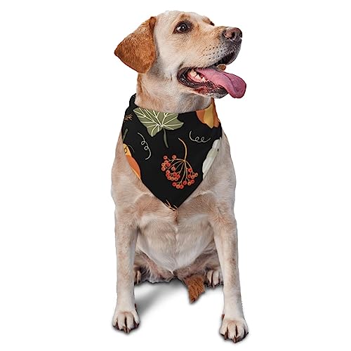Dreieckige leichte Hundehalstücher, Kürbisblatt-Kürbis-Hundehalstücher und Katzen Dreieckige leichte Hundehalstücher, Kürbisblatt-Kürbis-Hundehalstücher und Katzen von CZZYH