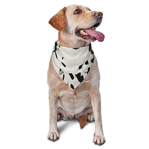 Dreieckige leichte atmungsaktive Hundehalstücher, Gepunktete Cartoon-Hundehalstücher für große, mittelgroße und kleine Hunde und Katzen von CZZYH