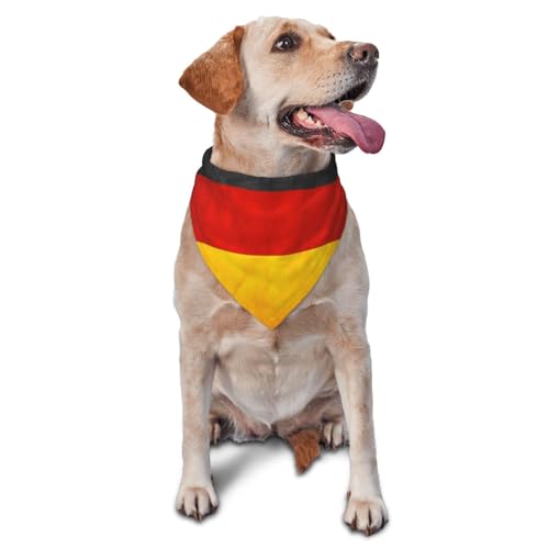 Dreieckiges leichtes Hundehalstuch, deutsche Flagge, Hundehalstücher und Katzen von CZZYH