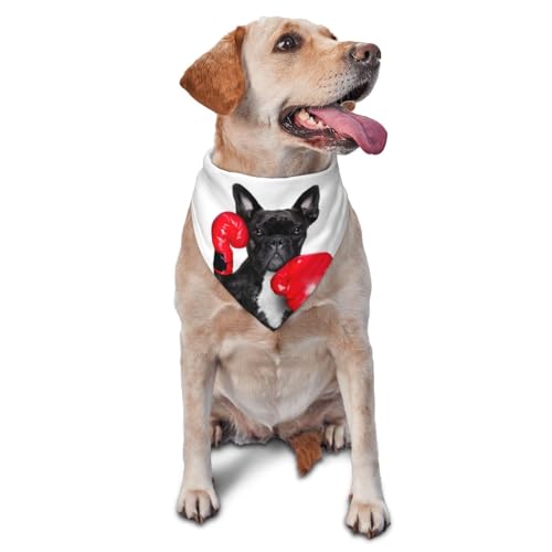 Dreieckiges Hundehalstuch, leicht, atmungsaktiv, für große und mittelgroße und kleine Hunde und Katzen von CZZYH