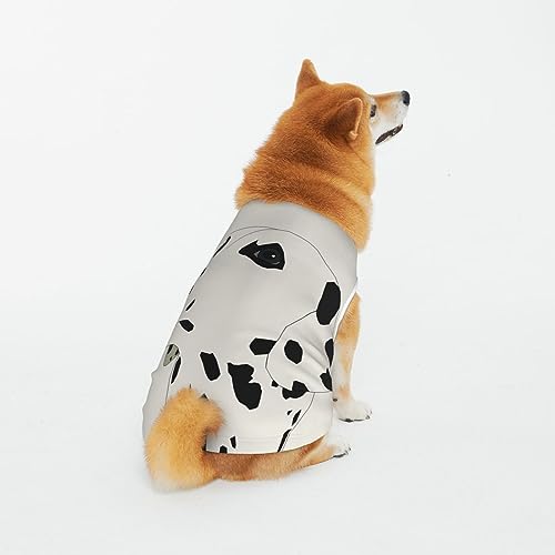 Weiche atmungsaktive Baumwolle Haustier Kleidung, gepunktet Cartoon Hund Hund & Katze Kleidung für große, mittlere und kleine von CZZYH