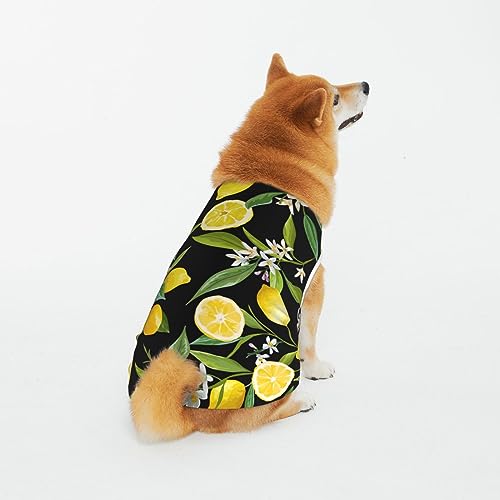 Weiche atmungsaktive Baumwolle Haustier Kleidung Blume Blatt Zitrone Hund & Katze Kleidung für große, mittel, klein von CZZYH