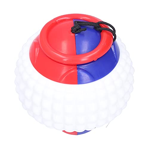 CaCaCook Hundetrainingsball, Dehnbares Haustier-Kauspielzeug für Hunde mit Strapazierfähigem Gummiseil Zum Üben Interaktiven Spielens (Blau) von CaCaCook