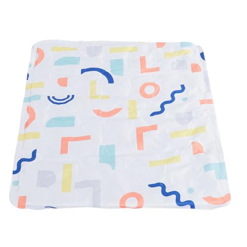 CaCaCook Kühle Haustierkühlmatte, Tragbares Hundes Sommerschlafsbett mit Hals, Bequeme Kühle Matte für Kleine Bis Mittlere Haustiere (M) von CaCaCook